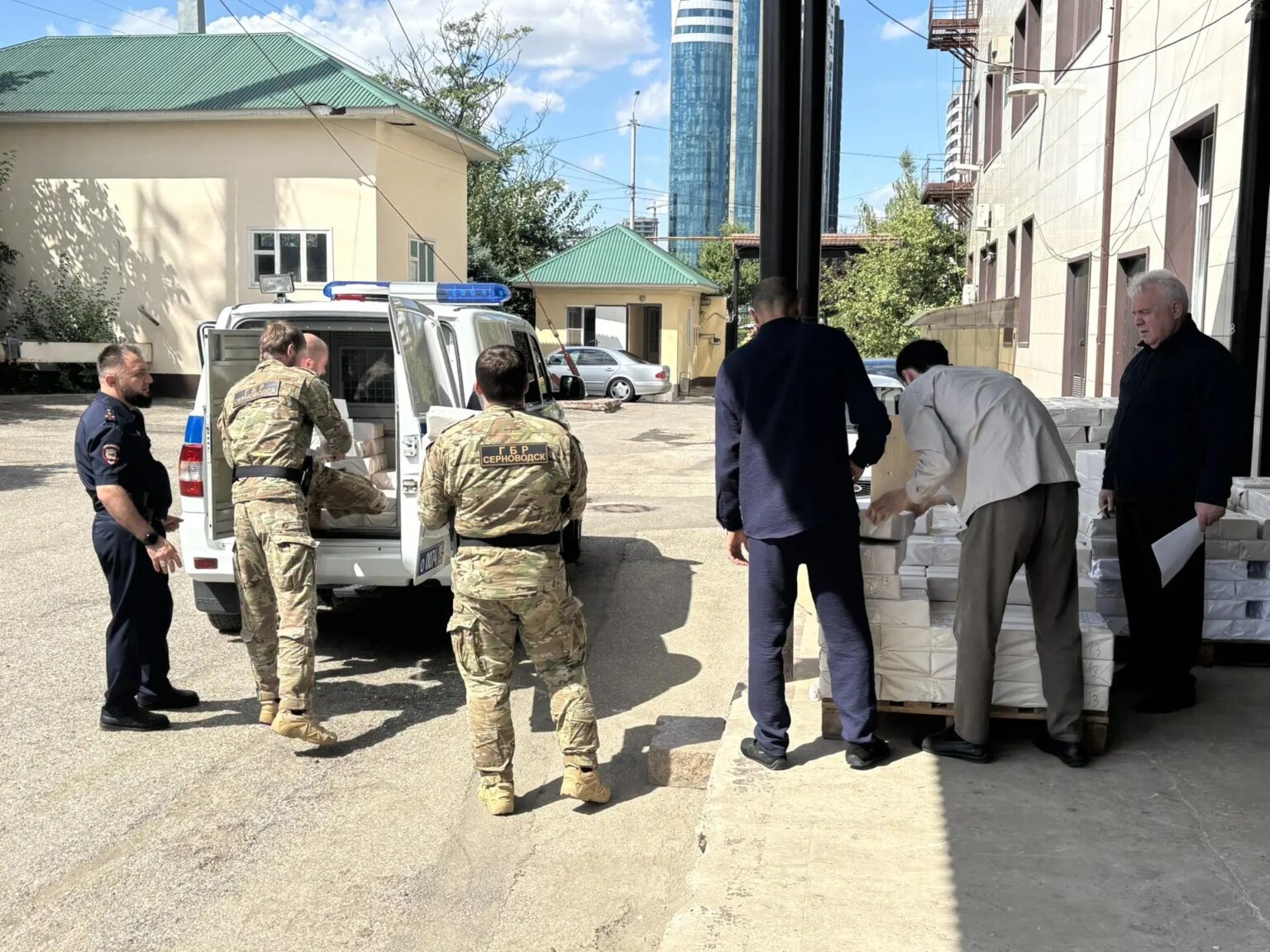 Бюллетени отправляются в районы Чеченской Республики